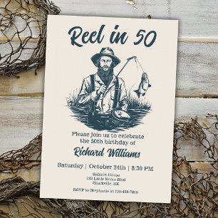 Invitation Roue dans 50 pêcheurs Vintages au lac 50e annivers
