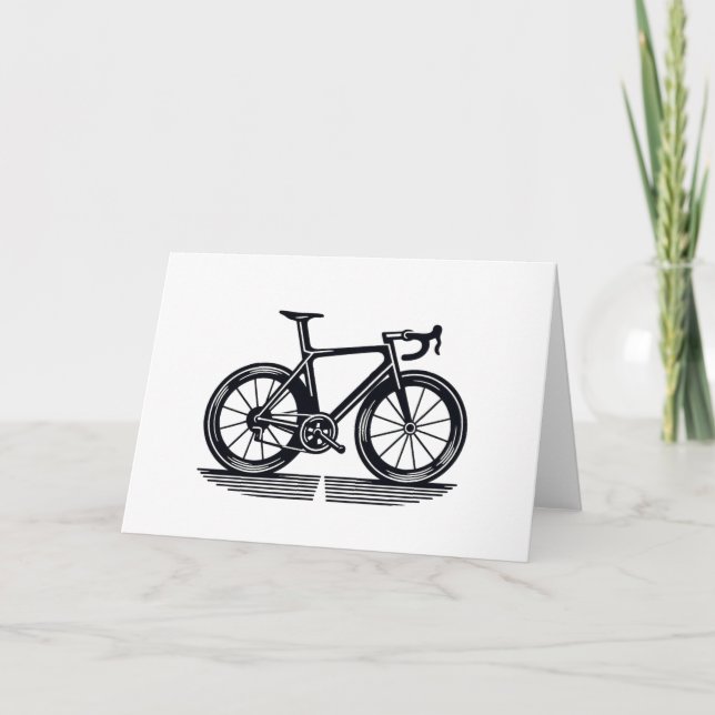 Invitation Roue de course (Devant)