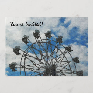 Invitation Roue de Ferris Artsy