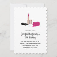 Rouge à lèvres et vernis à ongles Rose Glamour pou