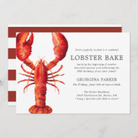 Rouge | Bake au homard Anniversaire | Bandes rouge