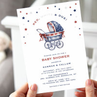 Rouge, Blanc & Bébé Attendu pour le 4 Juillet Baby