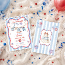 Rouge Blanc et Deux Fête d'anniversaire 2rd 4 juil
