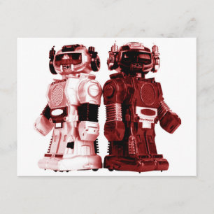 invitation rouge de robots