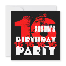 ROUGE NOIR 16e fête d'anniversaire 16 ans V08