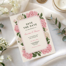 rougir tendre Fleur chic save the date