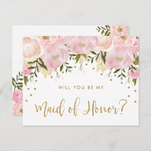 Invitation Rougissent les pivoines floral que rose soit ma