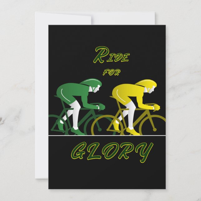 Invitation Rouler pour la Gloire  (Devant)