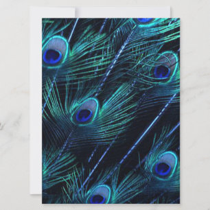 Invitation Royal Blue Silver Royal Indian Peacock Mariage