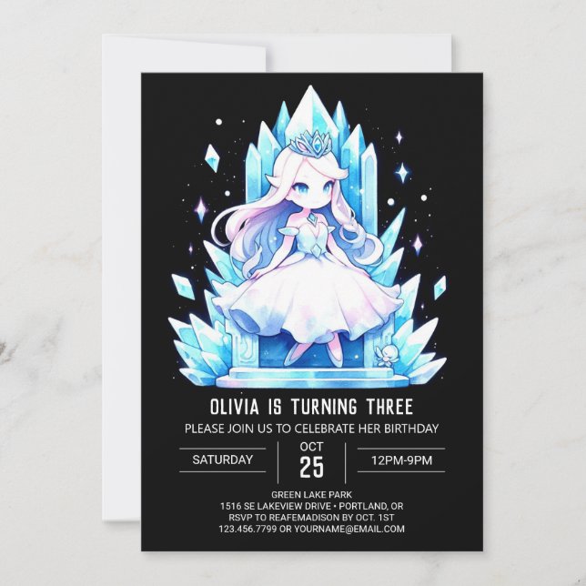 Invitation Royal Dreamy Princess (Devant)