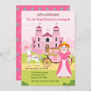 Invitation Royal Princess Girl Birthday Party