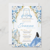 Royal Princess Light Blue Cinderella Quince V3