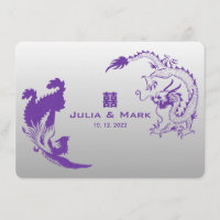 ©Royal Purple Dragon-Phoenix Mariage chinois