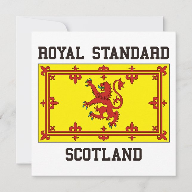Invitation Royal Standard Scotland (Devant)