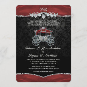 Invitation royale de conte de fées
