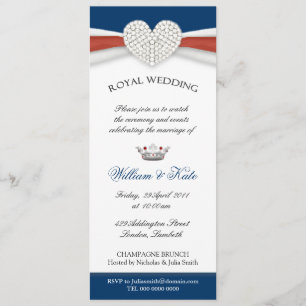 Invitation royale de partie de Chambre de mariage