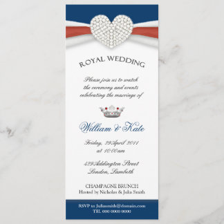 Invitation royale de partie de Chambre de mariage
