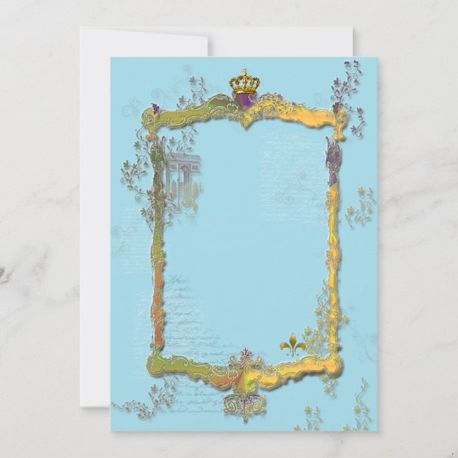 Invitation royale de Rococo (Devant)