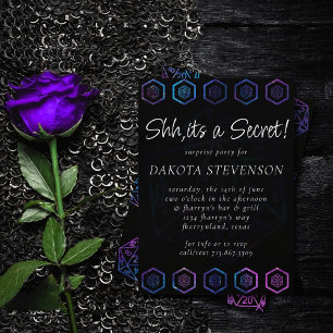 Invitation RPG Dice   Nebula Old School Tabletop Roleplayer