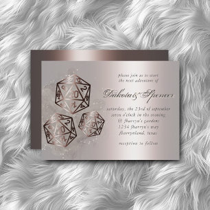 Invitation RPG Splash   Gamer Imaginaire en feuille de cuivre