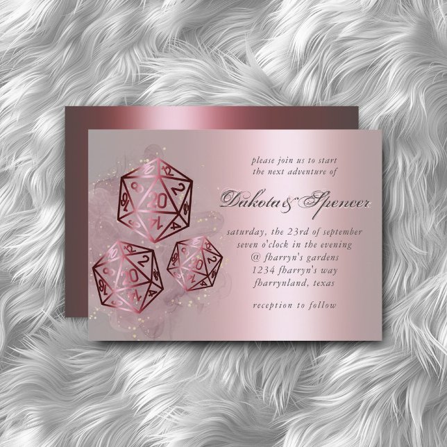 Invitation RPG Splash | Jeu de plateau Imaginaire de la feuil (Créateur téléchargé)