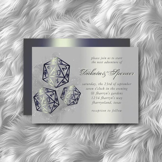 Invitation RPG Splash | Retro Sheen Imaginaire Tabletop Gamer (Créateur téléchargé)