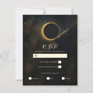Invitation RSVP à la Nuit de Noces Célestes de l'Éclipse de P