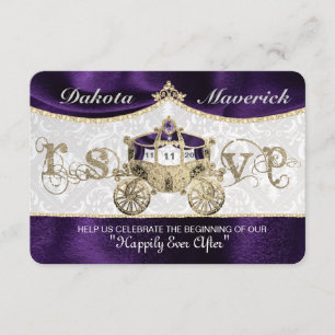 Invitation RSVP Conte de Fée Royal