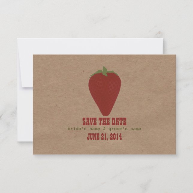 Invitation RSVP de mariage inspiré du marché des agriculteurs (Devant)