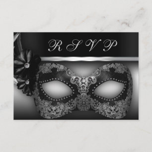 Invitation RSVP du parti Masquerade