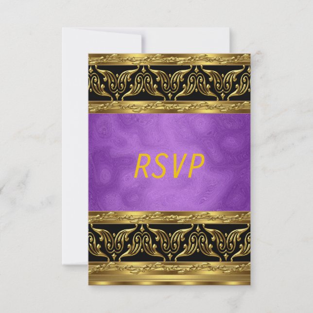 Invitation RSVP pour célébration d'anniversaire Go (Devant)