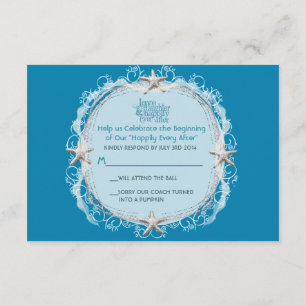 Invitation RSVP pour Conte de Fées Sous la Mer