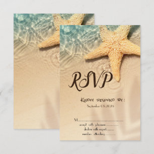Invitation RSVP pour la plage Seastar