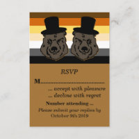RSVP pour le mariage des mariés gays Fierté de l'o