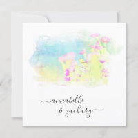 *~* RSVP QR AR15 Cherub Bird Mariage FLORAL