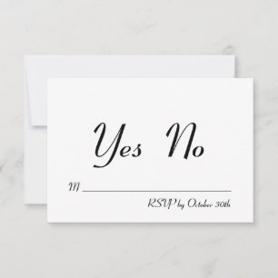 Invitation RSVP XO argenté
