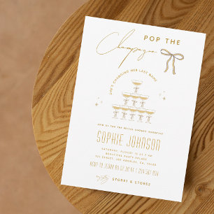 Invitation Ruban Pop la Fête des mariées tour Champagne