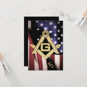 Invitation Ruée d'or masonique
