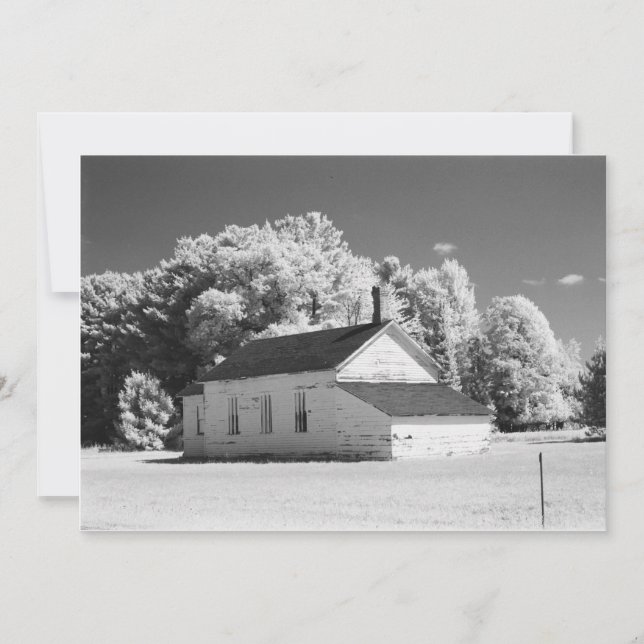 Invitation Rural America Theme Infrared Photography (Devant)