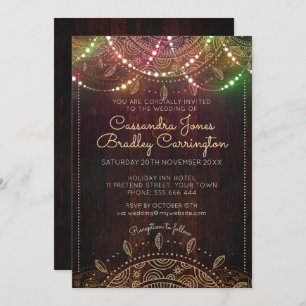 Invitation Russe Bohemian Nights Mariage