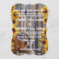 Russe western style cowboy mariage