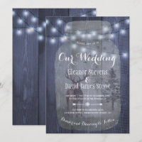 Russe Winter Wonderland Mason Jar Lumières Mariage