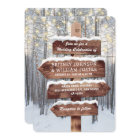 Russe Winter Wonderland Woodland Lumières Mariage