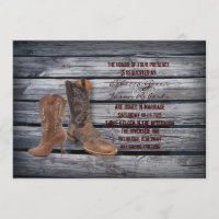Rustic Barn Wood Western Cowboy mariage