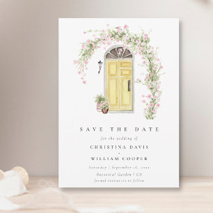 Invitation Rustic Cottage Garden Mariage Enregistrer la date