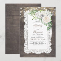 Rustic Country Chic Floral String Mariage