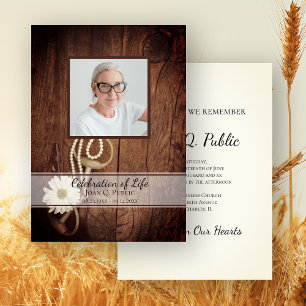 Invitation Rustic Daisy Horse Bit Western Célébration de la v