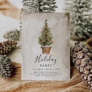 Invitation Rustic Holiday Party