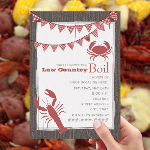 Invitation Rustic Low Country