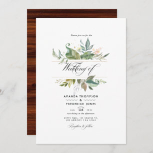 Invitation Rustic Woodland Country Barne Mariage Photo